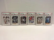 1991 UPPER DECK LOT OF 6 PSA GRADED BO JACKSON RANDY JOHNSON KEN GRIFFEY SR. HOF