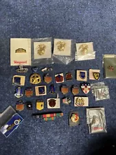 Assortment of Military Pin Backs (LOT MANY FOR SALE)