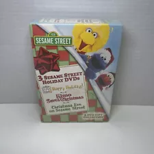 Sesame Street - Holiday 3-Pack (DVD, 2002, 3-Disc Set) BRAND NEW SEALED