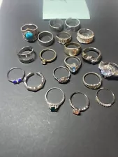 rings for women lot, Estate Sale Size 9 Rings, 19 Rings