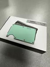 Ridge wallet money clip Eucalyptus Aluminum (carried/used for one week)