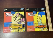 The Simpsons Johnny Lightning Marge's Wagon Old Money Springfield Bus Otto 1/64