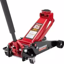 Blackhawk Black/Red Fast Lift Service Jack - 3.5 Ton Capacity