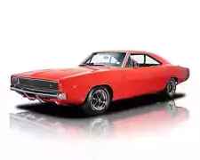 1968 Dodge Charger R/T Ultra Premium Glossy Photo Wall Art 8" x 10"