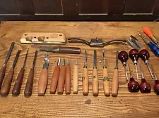 wood carving tools used 24 Assorted Tools