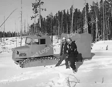 1958 Tucker Sno-Cat, Gallatin National Forest, Montana Vintage Old Photo Reprint