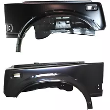 Front Fender Set For 1986-1988 Suzuki Samurai Primed Steel with Molding Holes