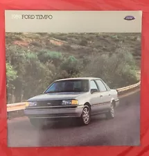 1989 Ford "TEMPO" - Original Car Dealer Sales Brochure / Catalog