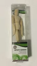 ARTIST'S MANNEQUIN 8" FULLY ARTICULATED ON STAND-Daler Rowney new