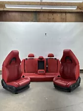 OEM 2014-2018 BMW X5M F15 F85 Mugello Red LEATHER SEATS HEATED/COOLED