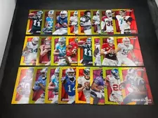 24 CARD 2014 PANINI PRIZM RED & YELLOW PANINI LOGO PRIZMS SP SET BUILDER LOT