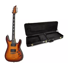 Schecter Omen Extreme 6 6 String Electric Guitar Vintage Sunburst Bundle