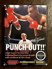 MIKE TYSONS PUNCH-OUT W/ BOX & INSTRUCTIONS 1987 NES NINTENDO ORIGINAL