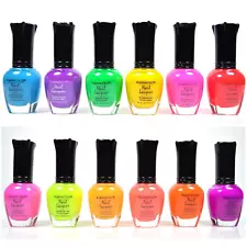 NEON COLORS 12 FULL COLLETION SET NAIL POLISH LACQUER