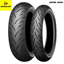 SUZUKI GSX-R 600 DUNLOP SPORTMAX GPR-300 TWO TIRE SET 120/70-17 180/55-17