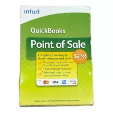 INTUIT QUICKBOOKS Point of Sale Pro v8.0 POS for Windows = Sealed Never Opened