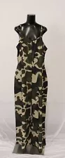 Xplus Wear Women's Sleeveless Jumpsuit AR8 Camouflage Green Large (10-12) NWT