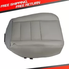 For 2002-2007 Ford F250 F350 Super Duty Driver Bottom Leather Seat Cover Gray