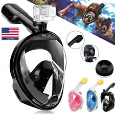 US Snorkel Scuba Full Face Mask Swimming Underwater Diving Masks For Kids Adults