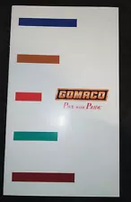 Gomaco Slip Form Concrete Pavers Sales brochure and Company History