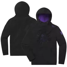 New UNRL x Minnesota Vikings Black Encore '23 Crossover Hoodie No. 7 Large L