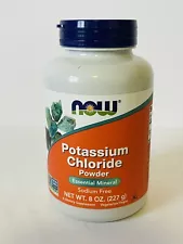 NOW Foods - Potassium Chloride Powder - 8 oz./227 g - Exp 06/2028