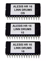 Alesis HR-16 / HR-16B EPROM Upgrade Set OS 2.0 + Linn Drum LM2 Linndrum Sounds