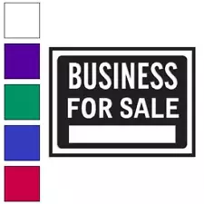 Business For Sale Sign, Vinyl Decal Sticker, Multiple Colors & Sizes #4007