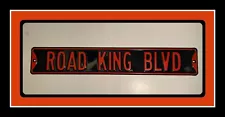 2020 Harley-Davidson 36"x6"Embossed Road King Blvd Metal Ande Rooney Street Sign