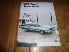 1977 Ford Ranchero Sales Brochure - Vintage