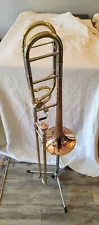 S.E. Shires Custom Larger Bore Tenor Trombone with Red Brass Bell & F Attachment