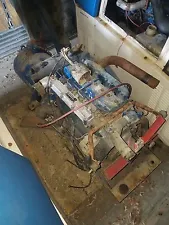 Lister Petter 4 Cylinder Diesel Engine #03001390LPW4A81 from 17.5 KW Generator