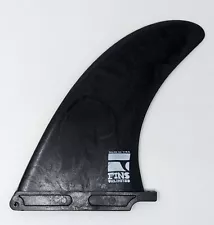 Fins Unlimited 8" Surfboard Fin Longboard SUP Composite Black