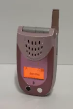 Pink Sanyo SCP-3100 Sprint Cell Flip Phone Y2K Retro Nostalgic WORKS w/ Charger