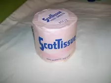 Vintage Scottissue Scott Tissue Toilet Paper Pink 1965 bathroom tissue paper