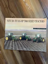 1993 John Deere 7000 Series 110-145 HP tractors sales brochure.