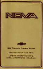 1986 Chevrolet Nova Owners Manual User Guide Reference Operator Fuses OEM (For: 1986 Chevrolet Nova)