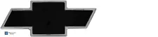 15-18 1500 2500 3500 for CHEVY Silverado FRONT BowTie BOW TIE Emblem BLACK/CHRME