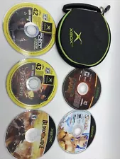 XBOX Game Case Plus 5 XBOX Games