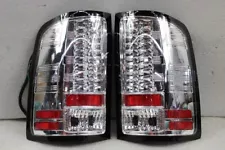 FITS 07-13 GMC SIERRA PICKUP TRUCK CLEAR FULL LED TAIL LIGHTS LAMPS (LEFT+RIGHT)