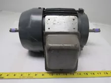 Horwath 2Hp Double Shaft Electric Motor 3Ph 230/460V 145TZ Frame 1800 RPM