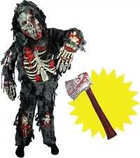 Zombie Costume for Kids, Scary Halloween Boys Zombie Costume, Monsters Costume