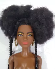 Barbie Extra African American Doll #1 Afro Puffs Braids Mattel First Edition AA