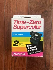 Polaroid Time-Zero Supercolor SX-70 Land Film 2 Pack