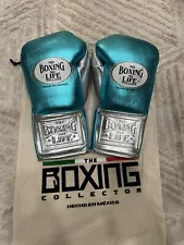 No Boxing No Life Teal 10oz Boxing Gloves 100% Authentic