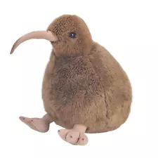 Simulation Kiwi Plush Bird Doll Stuffed Animal Soft Cuddly Toy For Pet Dog Kids