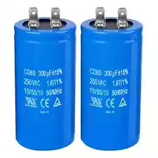 300uF/MFD CD60 Motor Start Capacitor 250VAC 50/60Hz for Electric Motor Starti...