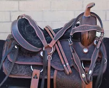 Used Western Saddles 17 Beautiful Barrel Racing Show Leather Horse Tack