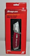 *NEW* Snap-on Tools RETRACTABLE UTILITY KNIFE UTK100 RAZOR KNIFE ~ ALUMINUM NEW!