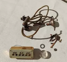 Vintage Gold DeArmond Style electric Guitar Pickup & parts